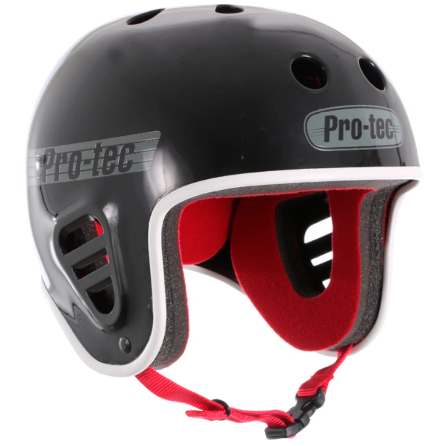 Casco Pro-tec Gloss Black Full Cut
