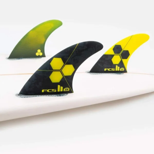 FCS II AM PC LARGE YELLOW TRI RETAIL FINS