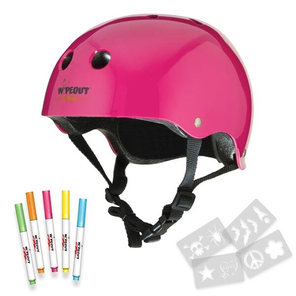 Wipeout Neon Pink Youth L