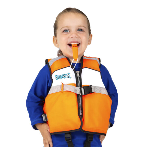 Chaleco naranja kids de 1 a 2 años