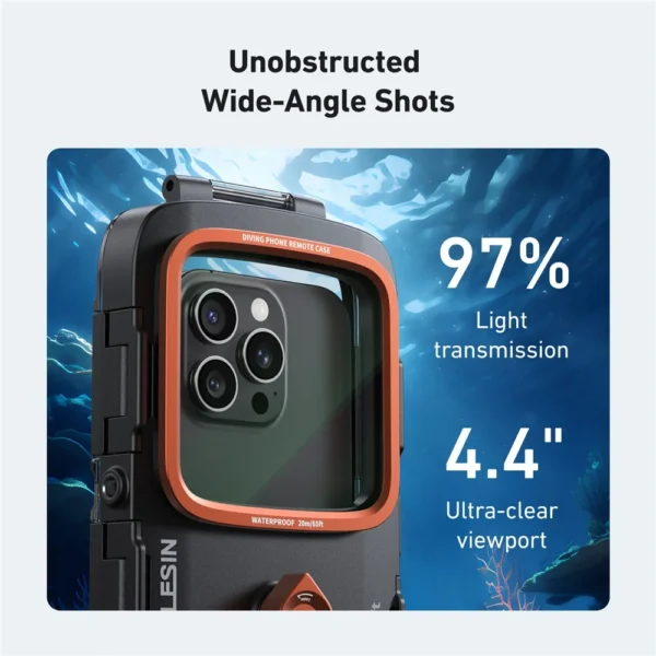 Case acuático con control remoto para Smartphones